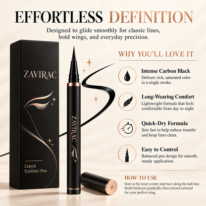 ZAVIRAC Precision Liquid Eyeliner Pen