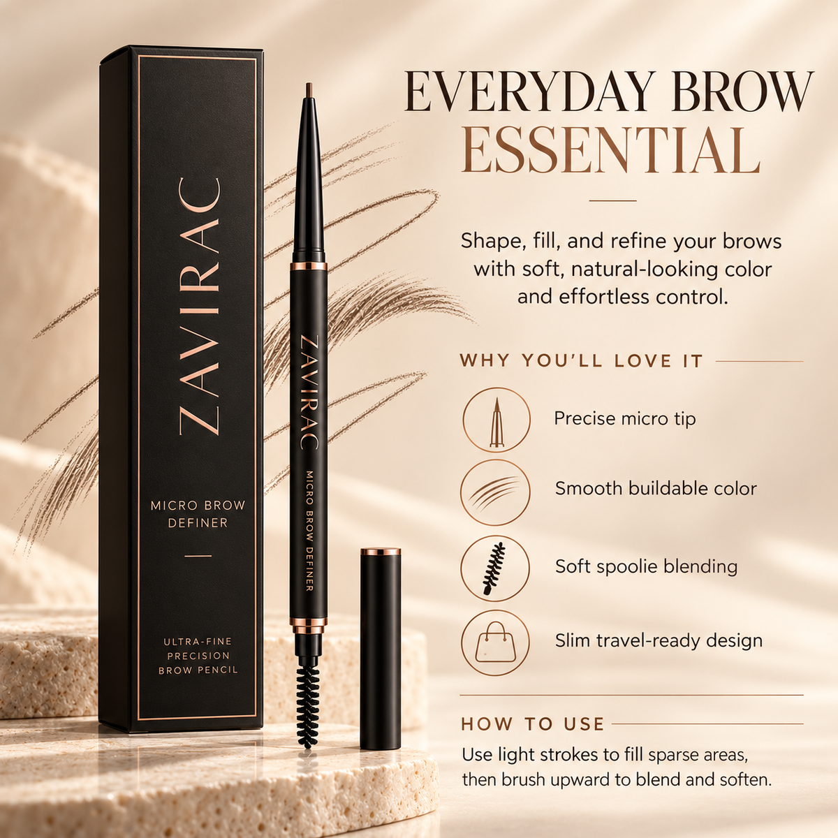 ZAVIRAC Micro Brow Definer