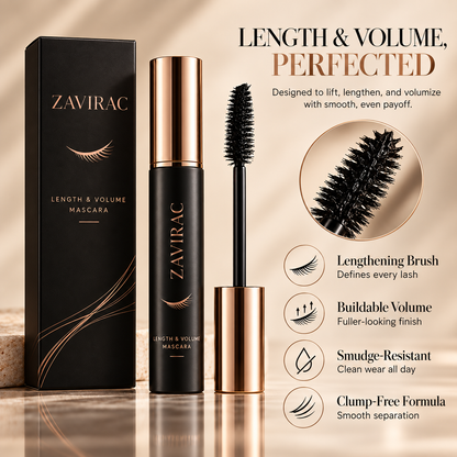 ZAVIRAC Length & Volume Mascara