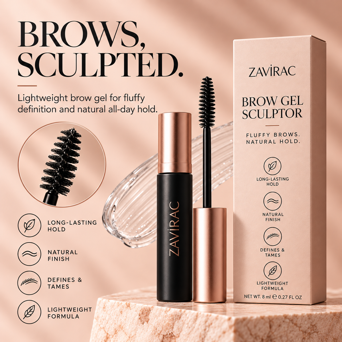 ZAVIRAC Brow Gel Sculptor