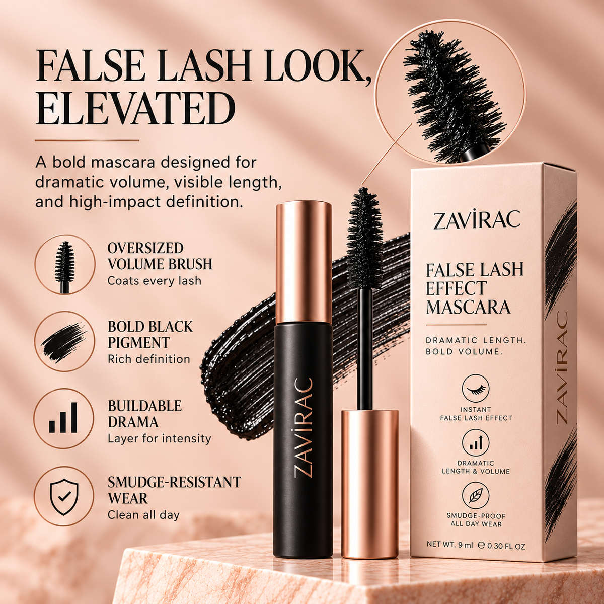 ZAVIRAC False Lash Effect Mascara